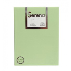 Sábana bajera verde 50% algodón - 50% poliéster