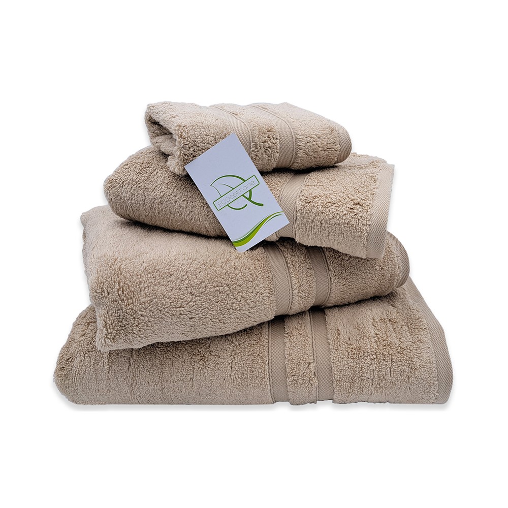 Toalla de Baño Lisa Ecocottone – Color Beige (500 g/m²)