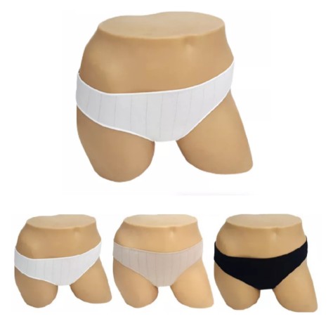 Pack 3 bragas bikini algodón fevitex