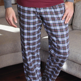 pantalon de pijama de hombre de cuadros