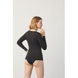Camiseta térmica Ysabel Mora negra