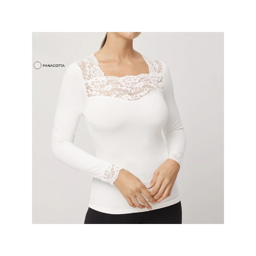 Camiseta térmica ysabel mora panacotta