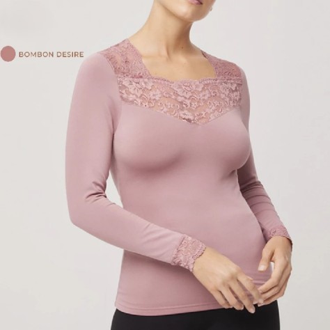 Camiseta térmica ysabel mora bombón desiré