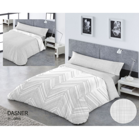 Funda nórdica dasner gris