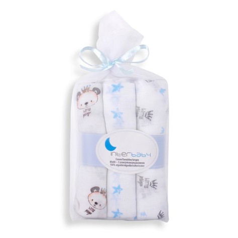 Pack de gasas azul