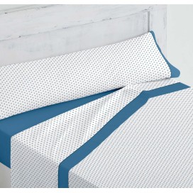 Juego de Sábanas "Mía" azul...