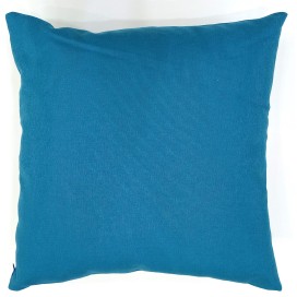 Cojín Decorativo Azul Petróleo 45x45 cm – Funda de Tela Suave y Relleno Incluido