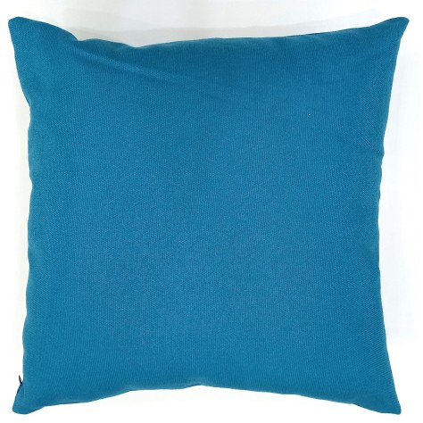 Cojín Decorativo Azul Petróleo 45x45 cm – Funda de Tela Suave y Relleno Incluido