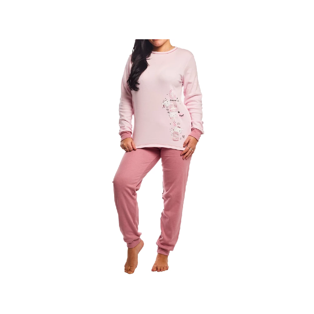 Pijama de Mujer "funny" Rosa – Comodidad y Dulzura para tus Noches
