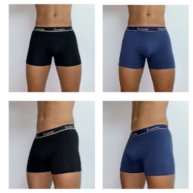 Pack 2 Bóxers de Hombre – Colores Lisos Surtidos