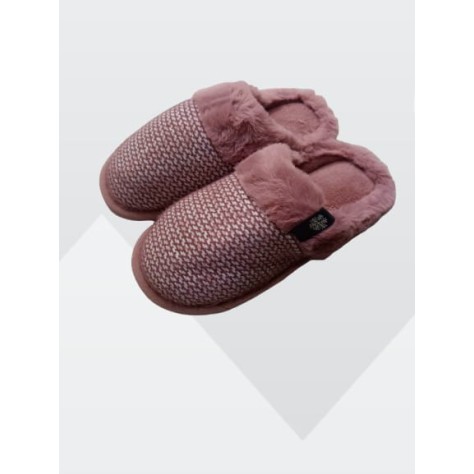 Zapatillas de Casa para Mujer en Rosa – Suaves, Calentitas y con Tejido de Punto