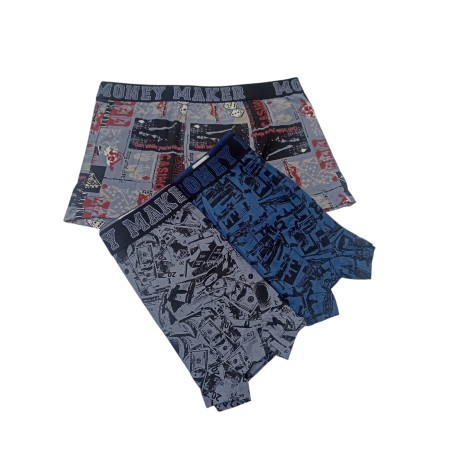 Pack de 3 Bóxer de Hombre Algodón 95% – Comodidad y Estilo Diario