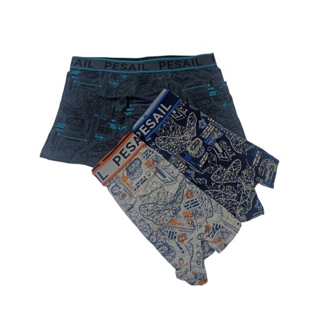 Pack de 3 Bóxer de Hombre Algodón 95% – Diseño Moderno y Máxima Comodidad
