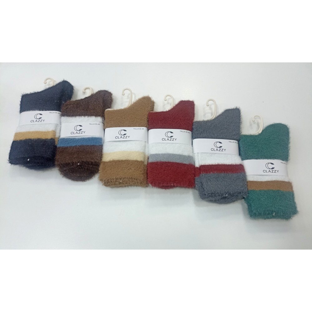 Pack 2 Calcetines Peluche "Fuzzy" – Suavidad Extrema y Confort Térmico