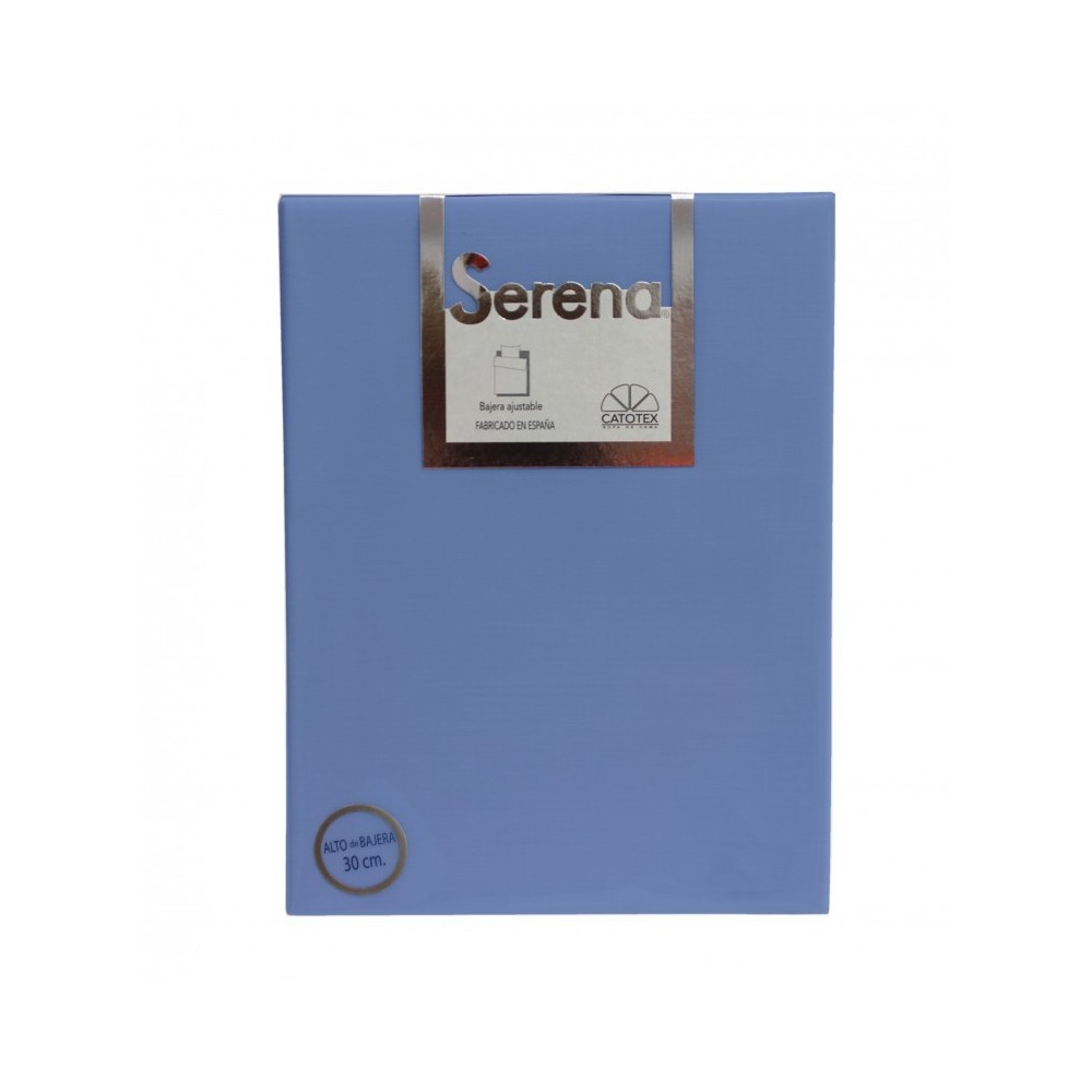 Sábana bajera azul zafiro 50% algodón - 50% poliéster catotex