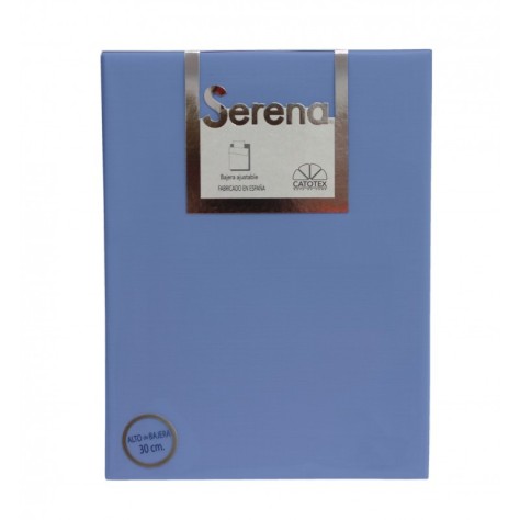 Sábana bajera azul zafiro 50% algodón - 50% poliéster catotex