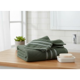 Juego de Toallas 100% algodón de 550 g/m² - Color verde