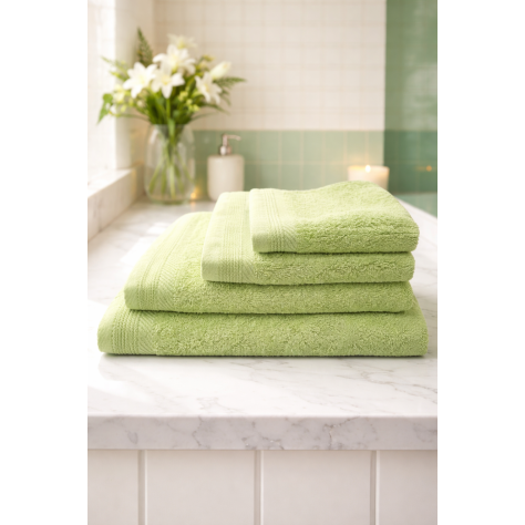 Toalla de Baño 100% Algodón Fiotex – Color Lima (500 g/m²)