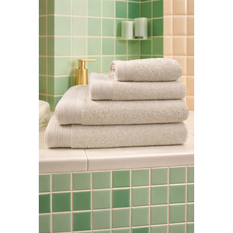 Toalla de Baño 100% Algodón Fiotex – Color Lino (500 g/m²)