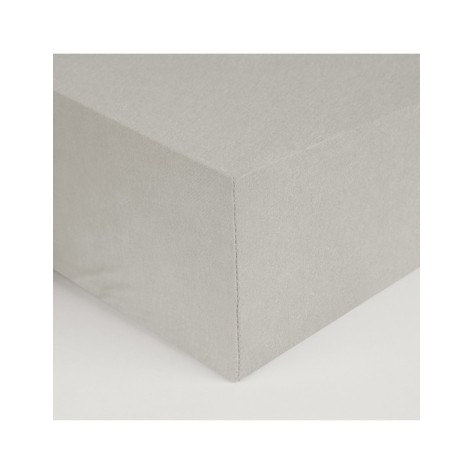 Sábana Bajera Gris Don Algodón – 100% Algodón, 180 Hilos