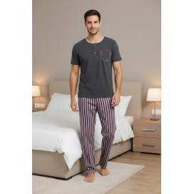 Pijama Largo Hombre de...