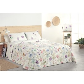 Colcha Bouti Estampado Floral para cama de 180 cm