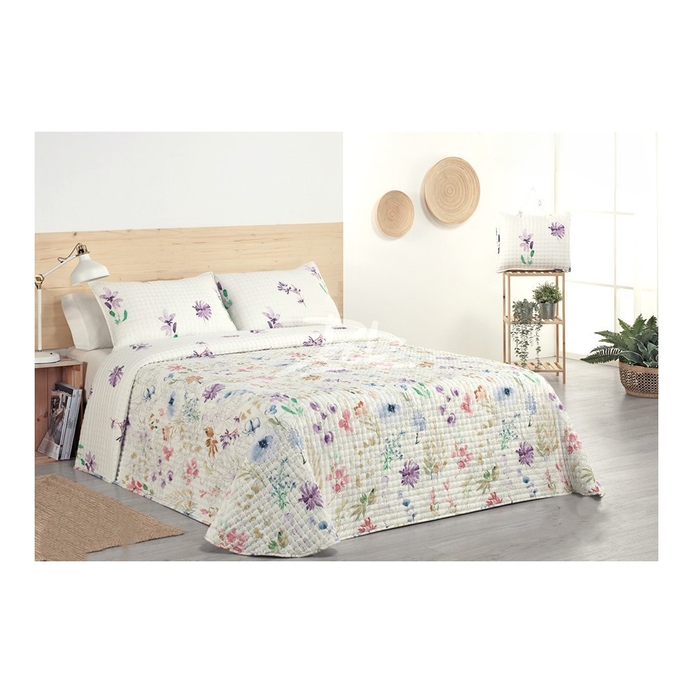 Colcha Bouti Estampado Floral para cama de 180 cm