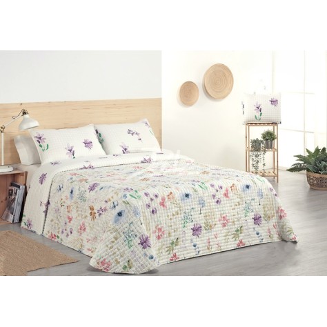 Colcha Bouti Estampado Floral para cama de 180 cm