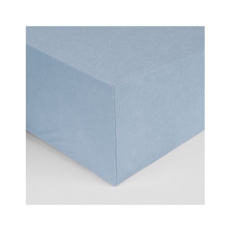 Sábana Bajera Azul Don Algodón – 100% Algodón, 180 Hilos