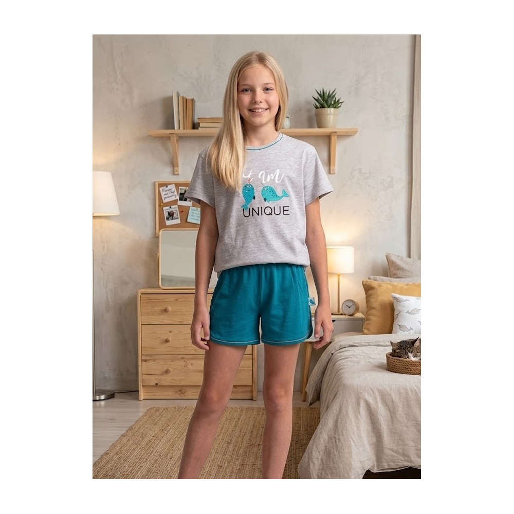Pijama de Verano para Niña  "Unique" - 100% Algodón