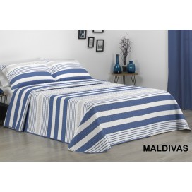 Bouti rayas maldivas azul cama 150