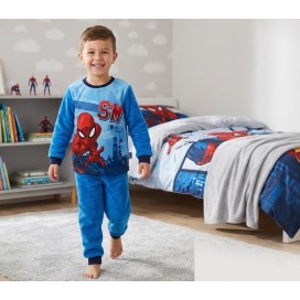 Pijama infantil de coralina spiderman