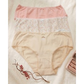 Pack x3 Bragas de Algodón "Sweet Peach" – Frescura y Suavidad Natural