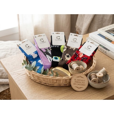 Pack de 3 Calcetines Divertidos con Estampados de Animales – Máximo Color y Confort