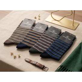 Pack de 3 Calcetines Rayas Clásicas | Surtido Multicolor