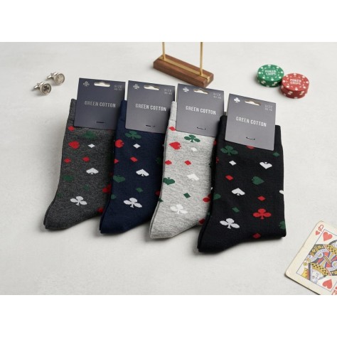 Pack de 3 Calcetines "Poker Night" – Elegancia y Suerte en tus Pies