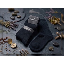 Calcetines de Hombre de Lana – Negros, Talla 41-45