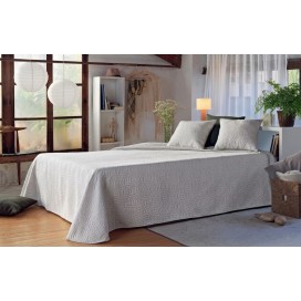 Colcha Jacquard Luna Gris – Elegancia y Confort para tu Dormitorio