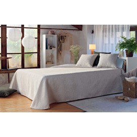 Colcha Jacquard Luna Beige...
