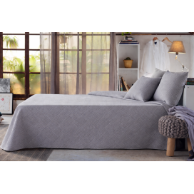Colcha Jacquard Zaida Gris...