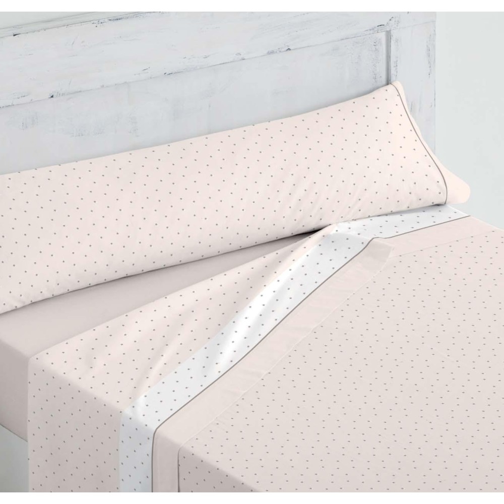 Juego de Sábanas Estela Beige - Estampado Micro Estrellas