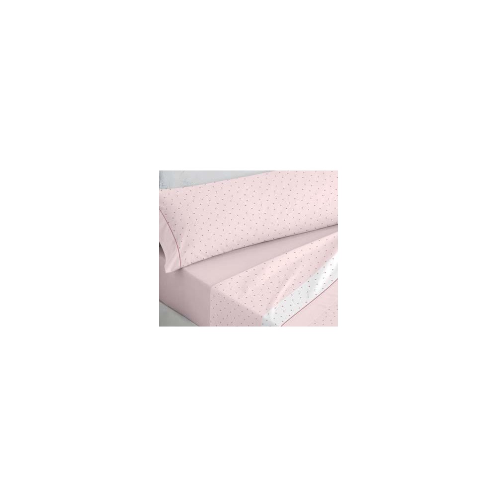 Juego de Sábanas Estela Rosa - Estampado Micro Estrellas