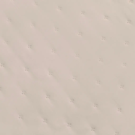 detalle del tejido de la colcha lisa beige