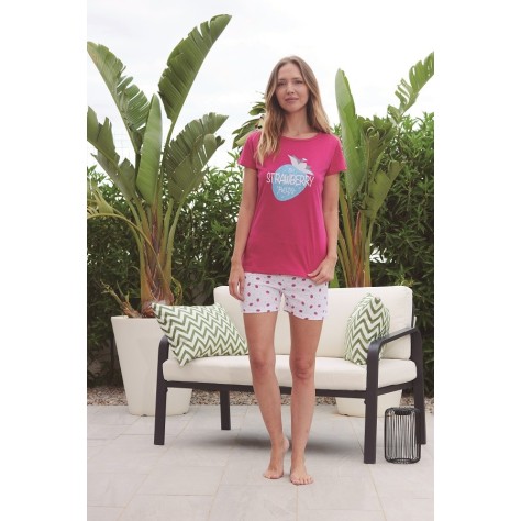 Pijama Corto de Mujer vanessa - Algodón Fresco y Estilo Divertido