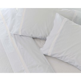 Juego de Sábanas 100% Algodón Percal de 200 Hilos – Blanco Puro Premium
