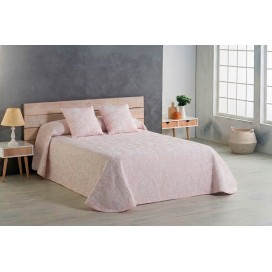 Colcha Jacquard Wanda Rosa – Delicadeza y estilo para tu dormitorio