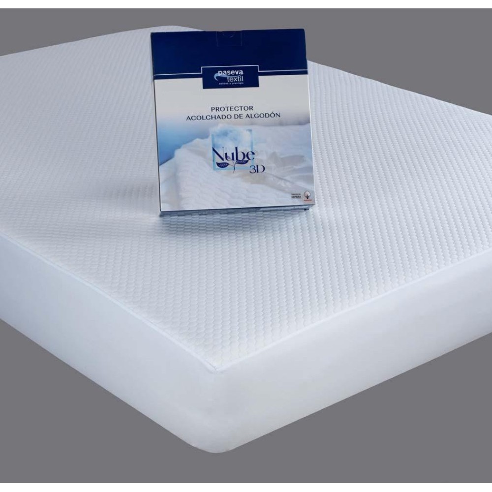 Protector de Colchón Impermeable y Transpirable 3D Nube