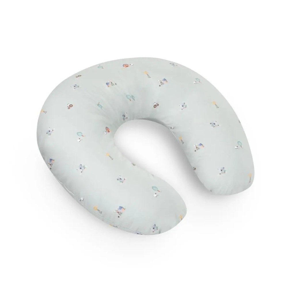 ALMOHADA LACTANCIA MODELO GRANJA KOALA VERDE INTERBABY