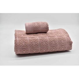 Juego de Toallas Rosa 100% Algodón (3 Piezas) – Delicadeza, Absorción y Estilo Dulce