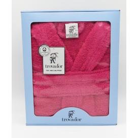 Albornoz Infantil Calypso Fucsia – 100% Algodón Trovador